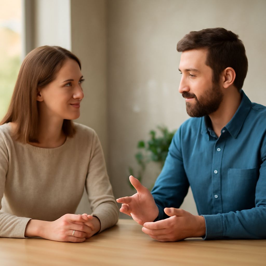 Colleagues discussing constructive criticism and workplace feedback