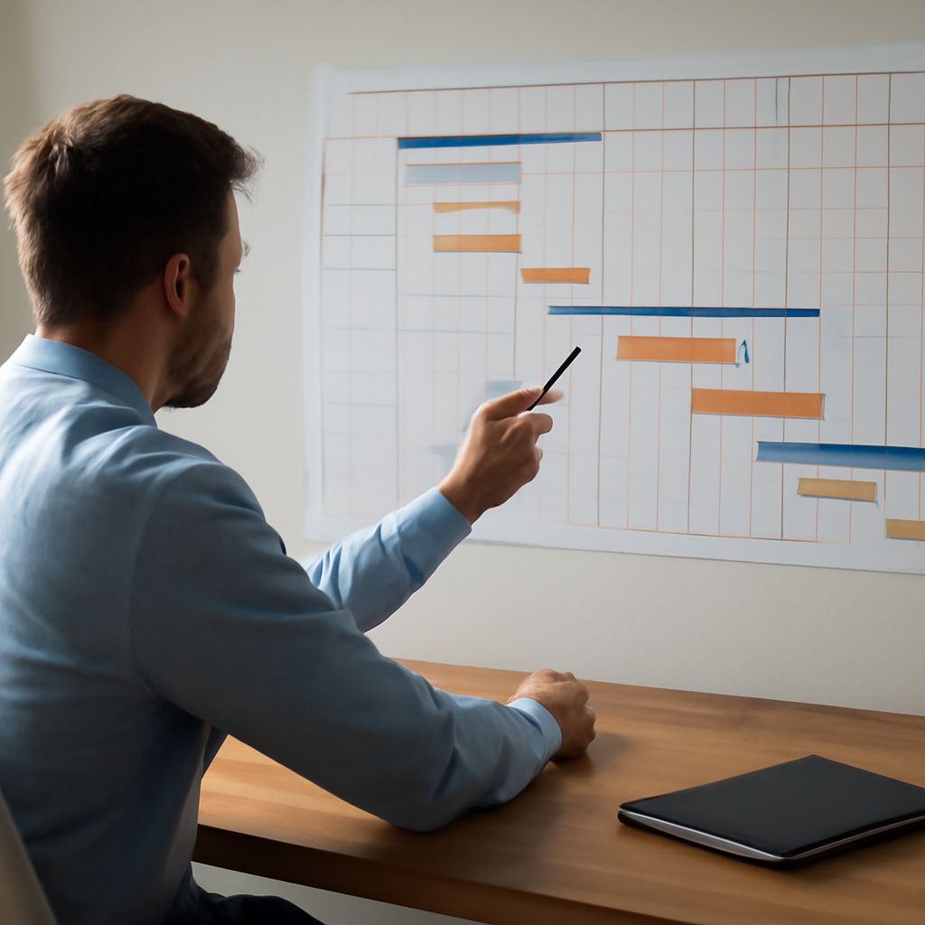 A goal cascade connecting organizational outcomes to monthly process goals