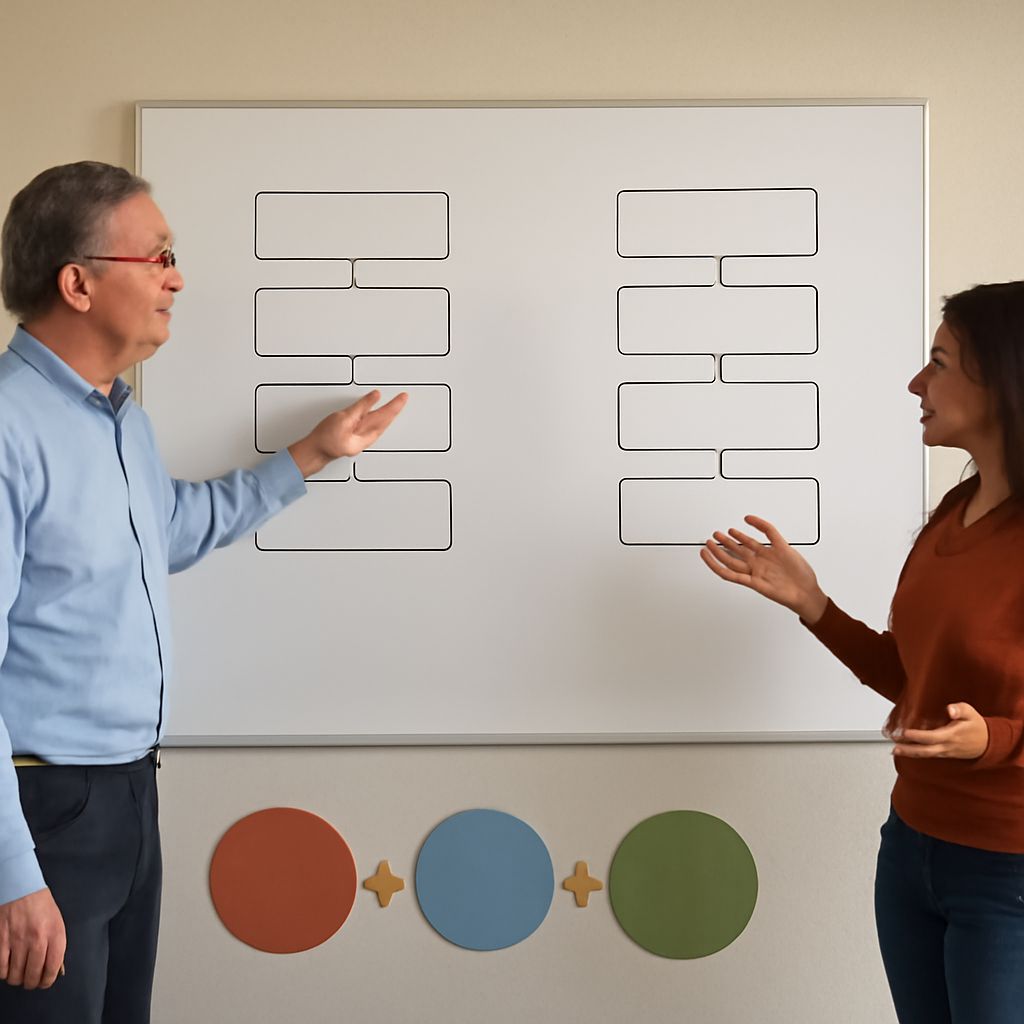 A change leader using relational and humble leadership to build shared purpose and accountable decisions